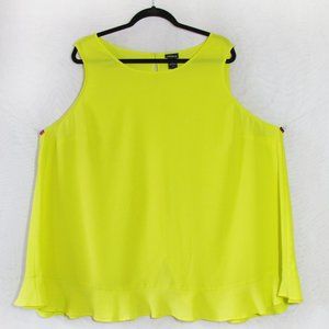 TORRID 4X Neon Crepe Blouse